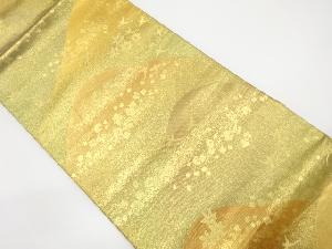 山並に箔散らし模様織り出し袋帯